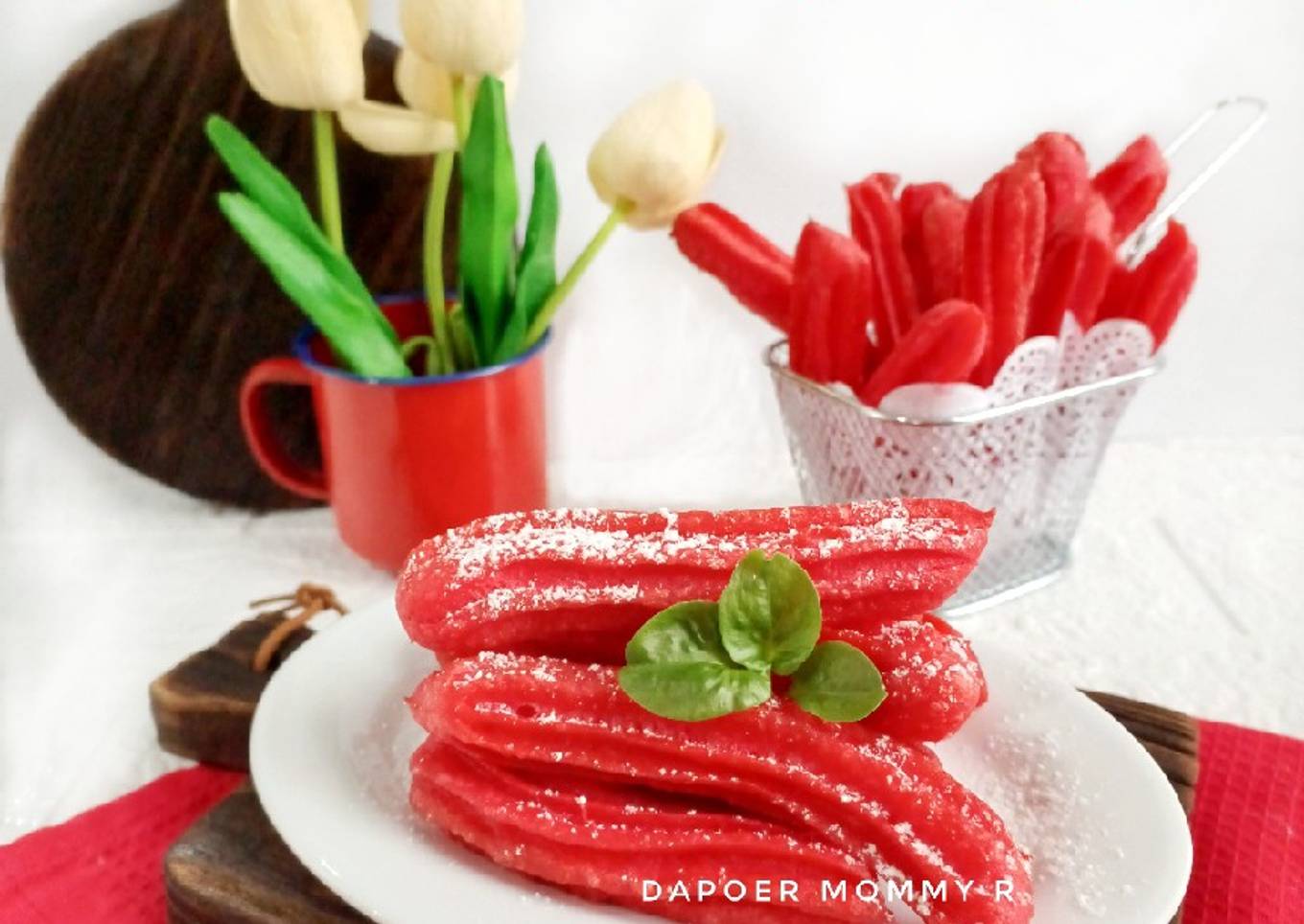 Resep Red Velvet Churros