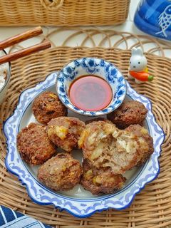 Foto resep Bakso udang goreng