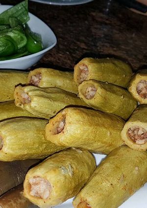 A picture of Stuffed Zucchini and Eggplant.