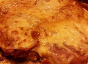 Una foto de Pollo a la pizza