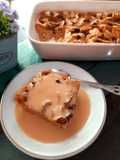 Bread Pudding Selai Biscoff🍰