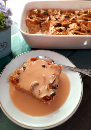 Foto resep Bread Pudding Selai Biscoff🍰
