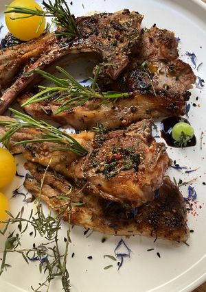 A picture of Marinated Lamb Chops with Herbs from Provence.