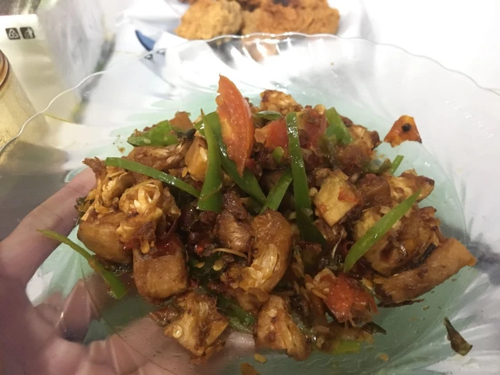 Cara Gampang Membikin Resep Sambal goreng mandai yang Lezat Sekali Anti Ribet, Lezat