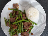 Szechuan beef bowl