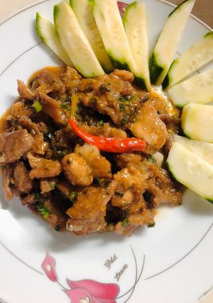 Hình của món Thịt rang sả cháy cạnh 😋.