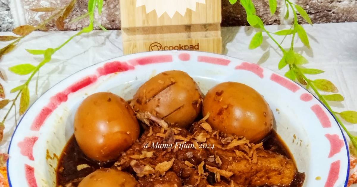 Resep Semur Telur Gurih And Sederhana Untuk Menu Sehari Hari