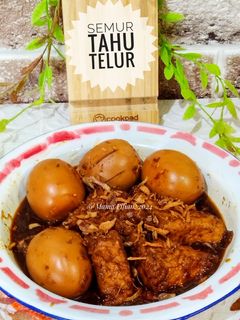 Foto resep Semur Tahu Telur