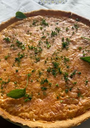 Foto principal de Quiche de Bacon y queso 🧀 🥓