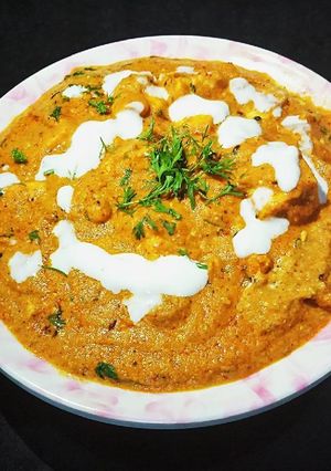 A picture of Shahi paneer recipe.