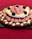 Tarta de almendras y crema de queso FIT!