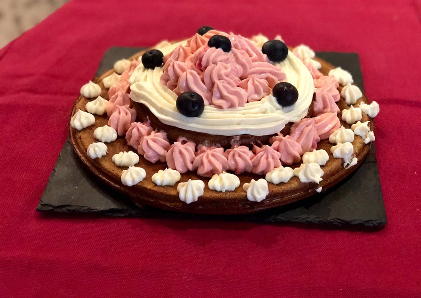 Tarta de almendras y crema de queso FIT!