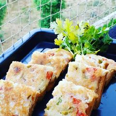 A picture of Rava bread toast.