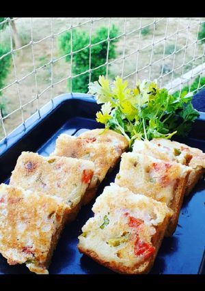 A picture of Rava bread toast.