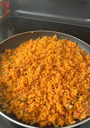A picture of Spanish Rice.