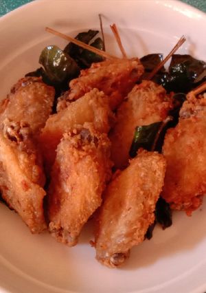 Foto resep Sayap Renyah Wangi (Ayam goreng sereh daun jeruk)