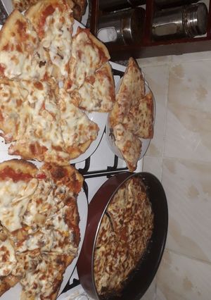 صورة لوصفة بيتزا