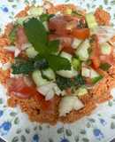 566. Gazpacho de cuscús (entrante ensalada)
