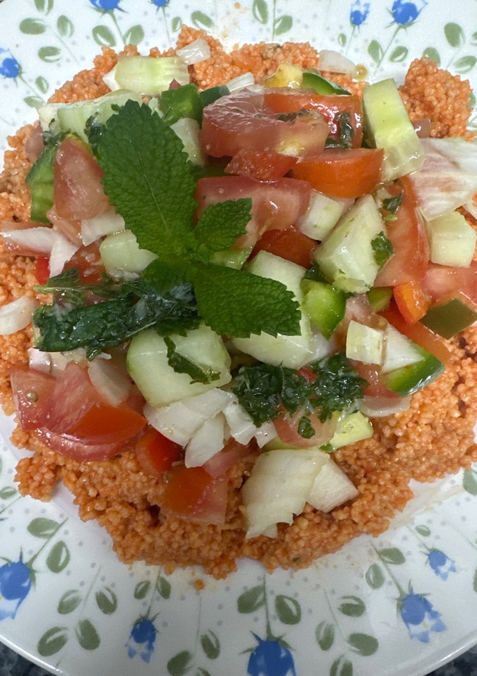 Una foto de 566. Gazpacho de cuscús (entrante ensalada)