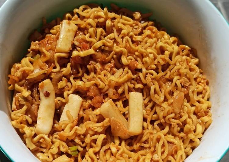 Resep Bakmie cumi udang Anti Gagal