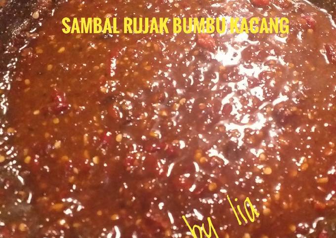 Ternyata begini loh! Resep bikin Sambal Rujak Bumbu Kacang yang menggugah selera