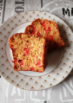 Une photo de Cake jambon/tomate