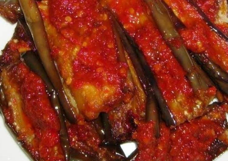 Cara Memasak Cepat Terong balado Ala Warteg