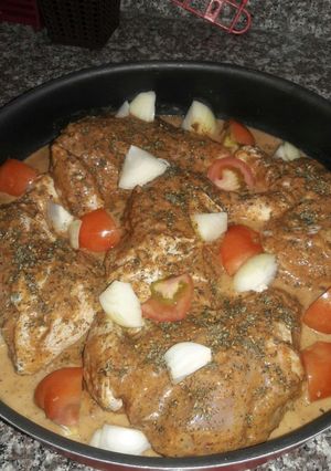 صورة لوصفة دجاج تركي