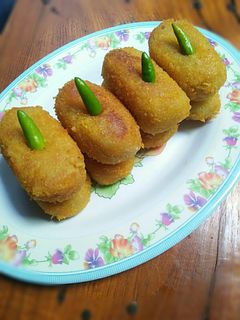 Foto resep Kroket Kentang isi Macaroni