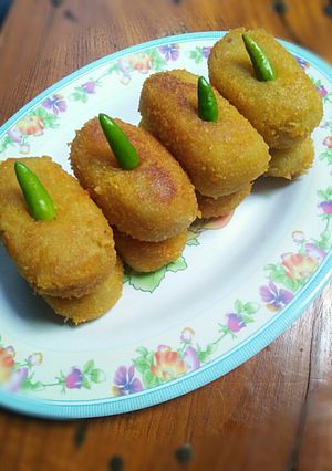 Foto resep Kroket Kentang isi Macaroni