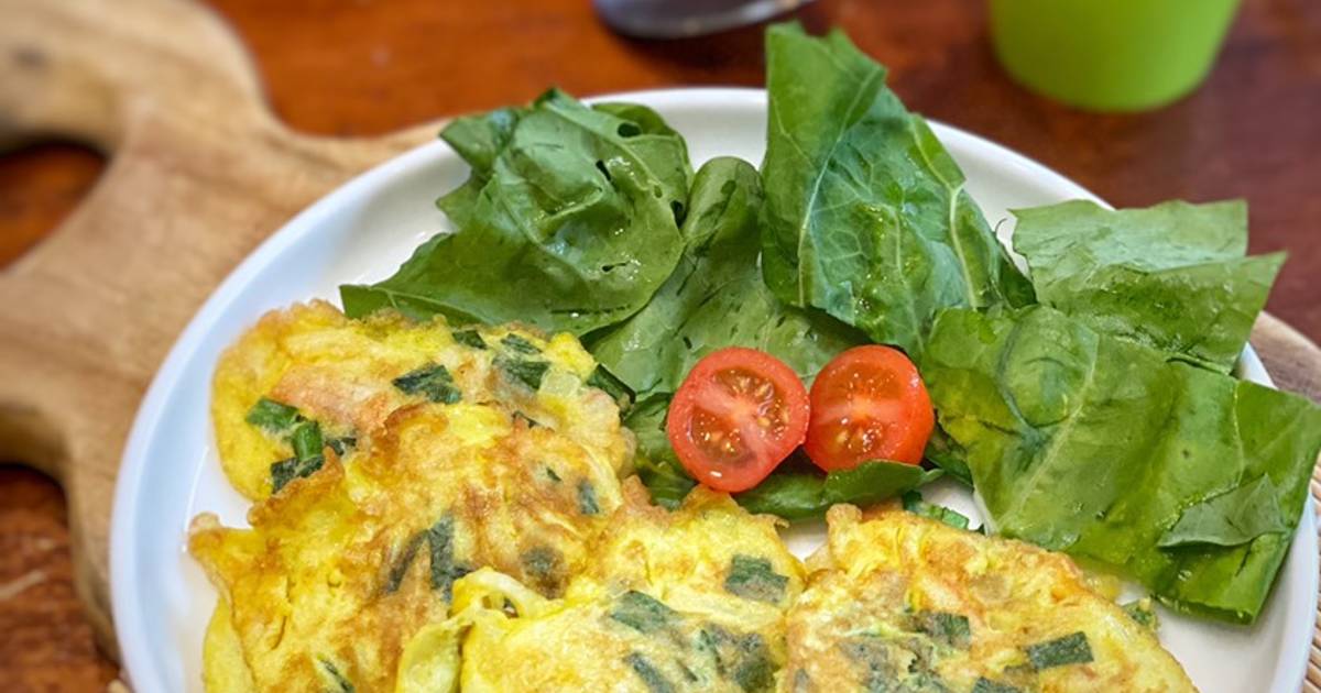 Resep Korean Crab Jeon ala Tiger Kitchen (dadar telur korea) oleh Lucy