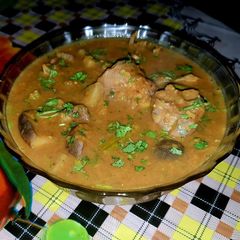 A picture of Mutton Dalcha.