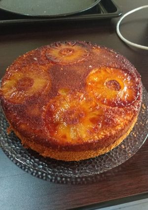 Una foto de Torta invertida de ananá