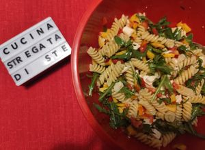 Foto di #113👩🏻‍🍳Fusilli con pesche e mozzarella