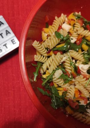 Foto di #113👩🏻‍🍳Fusilli con pesche e mozzarella