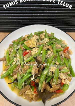 Foto resep Tumis Buncis Tempe Telur