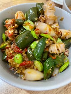 Foto resep Oseng Cumi Petai Pedas