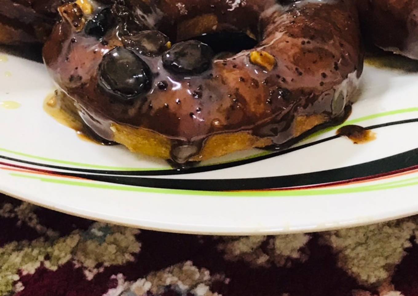 Drooling Chocolate doughnuts homemade..!