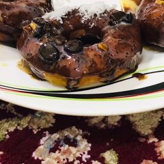 Drooling Chocolate doughnuts homemade..! A picture of Drooling Chocolate doughnuts homemade..!.