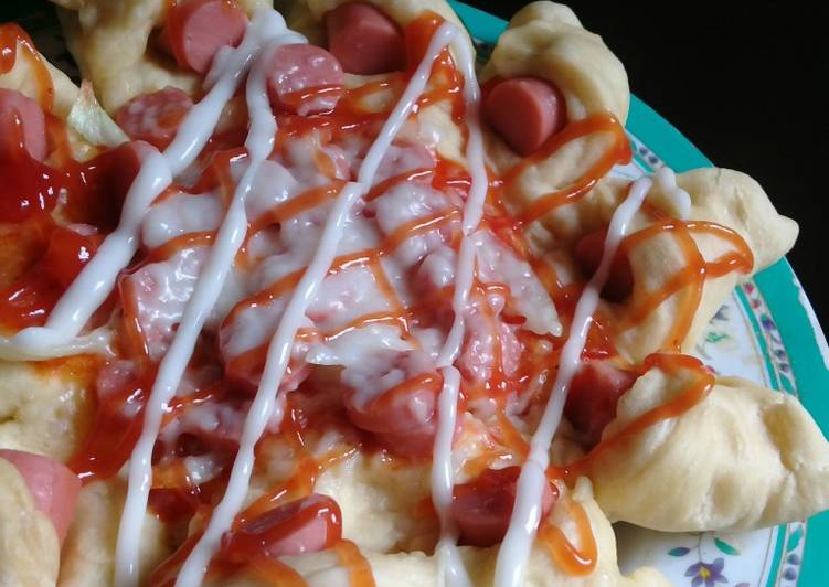 Rahasia Membuat Sosisbites pizza teflon (empuk tanpa telur) yang Menggugah Selera