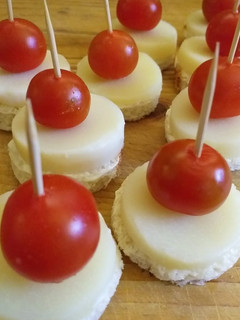 Una foto de Canapés de palmitos