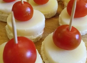 Una foto de Canapés de palmitos
