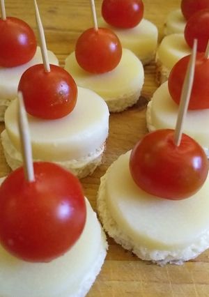 Una foto de Canapés de palmitos