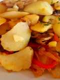 Champiñones con papas salteados👨‍🍳👨‍🍳