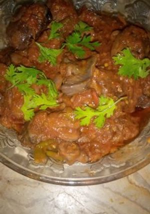 A picture of Chicken Kaleji.
