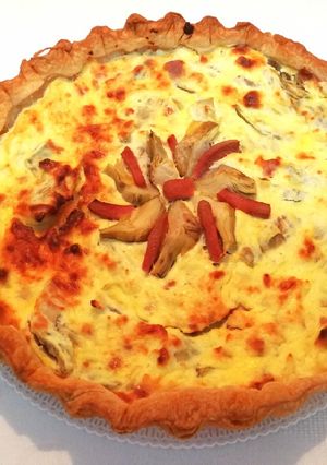 Foto di Torta salata ai carciofi
