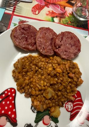 Foto di Cotechino con Lenticchie