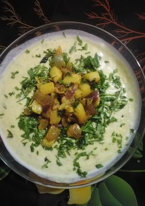 عکسی از دستور بورانی کدو.پوره سیب زمینی وکدو