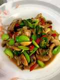 Tumis jamur Pete