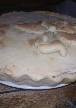 Una foto de Tarta de espinacas🥦🥦!!!con masa casera
